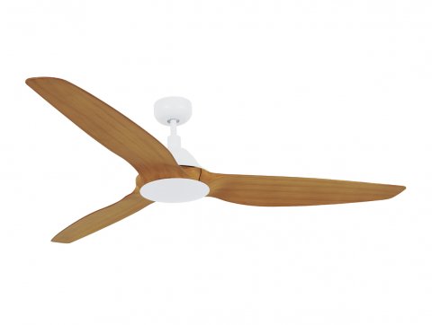 Lucci Air Airfusion Type A White with Teak blades DC